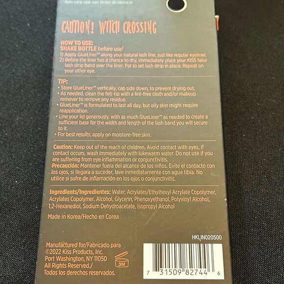 🦋Pick 5/$25 Kiss Lash Glue Clear Eyeliner New Full Size - Picture 11 of 11